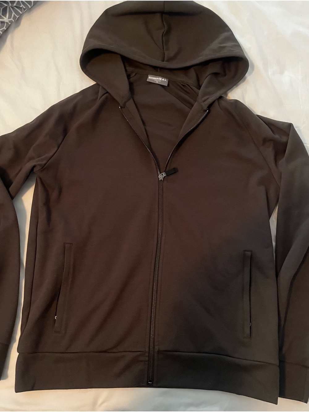 32 Degrees Men's Full-Zip Hooded Performance Jacket - Dark Brown